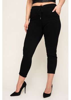 Czarne Spodnie GIATTO ze sklepu TONO w kategorii Spodnie damskie - zdjęcie 166537318
