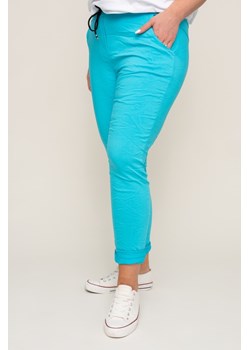 Niebieskie Spodnie GIATTO ze sklepu TONO w kategorii Spodnie damskie - zdjęcie 166537856