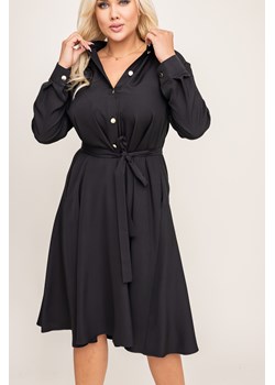 Czarna Sukienka szmizjerka TREMENO ze sklepu TONO w kategorii Sukienki - zdjęcie 166537886