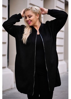 Czarna Narzutka ESTEL ze sklepu TONO w kategorii Bluzy damskie - zdjęcie 166538088