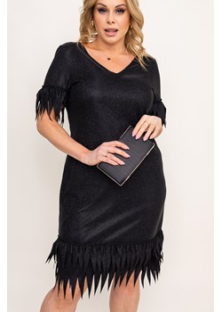 Czarna Sukienka błyszcząca INFLUENCER ze sklepu TONO w kategorii Sukienki - zdjęcie 166540778