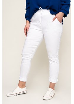 Białe Spodnie GIATTO ze sklepu TONO w kategorii Spodnie damskie - zdjęcie 166540929