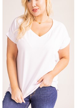 Biała Bluzka MAKIA ze sklepu TONO w kategorii Bluzki damskie - zdjęcie 166540948