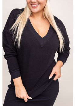 Czarna Bluza FUNDIO ze sklepu TONO w kategorii Bluzy damskie - zdjęcie 166542308