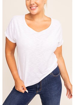 Biała Bluzka CRUZI ze sklepu TONO w kategorii Bluzki damskie - zdjęcie 166542458