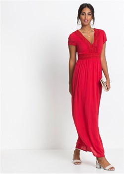Długa sukienka letnia z koronką ze sklepu bonprix w kategorii Sukienki - zdjęcie 166547059