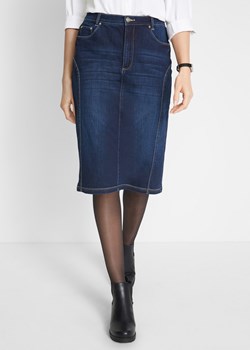 Spódnica high-waist ze stretchem i wygodnym paskiem ze sklepu bonprix w kategorii Spódnice - zdjęcie 166561566