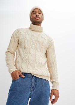 Sweter z golfem Loose Fit ze sklepu bonprix w kategorii Swetry męskie - zdjęcie 166575685