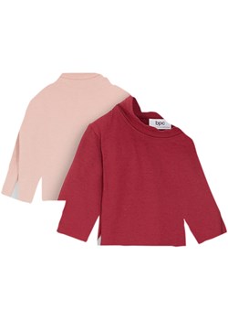 Shirt niemowlęcy z długim rękawem (2 szt.) ze sklepu bonprix w kategorii Kaftaniki i bluzki - zdjęcie 166577829