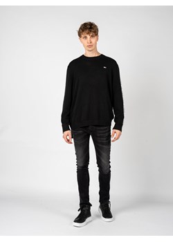 Tommy Jeans Sweter "C-Neck" | DM0DM013049BDS | Mężczyzna | Czarny ze sklepu ubierzsie.com w kategorii Swetry męskie - zdjęcie 166586329