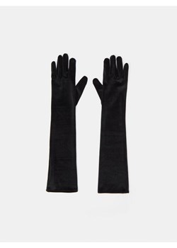 Sinsay - Rękawiczki welurowe - czarny ze sklepu Sinsay w kategorii Rękawiczki damskie - zdjęcie 166589688