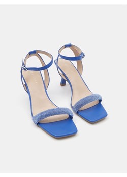 Sinsay - Sandały na obcasie - niebieski ze sklepu Sinsay w kategorii Sandały damskie - zdjęcie 166596325