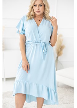 Błękitna Sukienka RHODIO ze sklepu TONO w kategorii Sukienki - zdjęcie 166598907