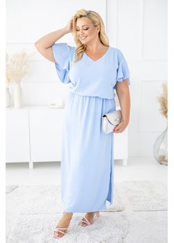 Błękitna Sukienka CASABLANCA ze sklepu TONO w kategorii Sukienki - zdjęcie 166600486