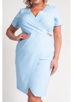 Błękitna Sukienka PEIROSA ze sklepu TONO w kategorii Sukienki - zdjęcie 166601979