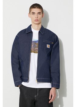 Carhartt WIP kurtka jeansowa OG Detroit Jacket męska kolor niebieski przejściowa I033039.101 ze sklepu PRM w kategorii Kurtki męskie - zdjęcie 166607575