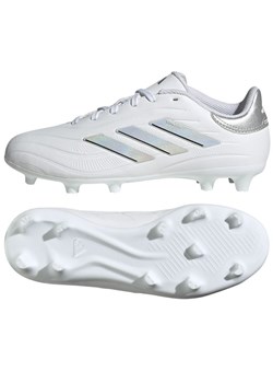 Buty piłkarskie adidas Copa Pure.2 League Fg Jr IE7496 białe ze sklepu ButyModne.pl w kategorii Buty sportowe dziecięce - zdjęcie 166607918