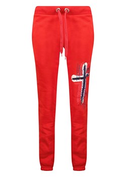 Geographical Norway Spodnie dresowe &quot;Matuvu&quot; w kolorze czerwonym ze sklepu Limango Polska w kategorii Spodnie damskie - zdjęcie 166613758