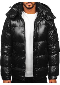 Czarna pikowana kurtka męska zimowa Denley 9970 ze sklepu Denley w kategorii Kurtki męskie - zdjęcie 166621369