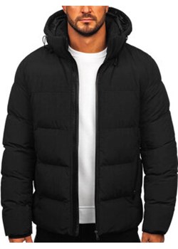 Czarna kurtka męska zimowa Denley 9978 ze sklepu Denley w kategorii Kurtki męskie - zdjęcie 166621388