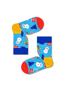 Happy Socks Skarpety &quot;Christmas&quot; w kolorze niebieskim ze wzorem ze sklepu Limango Polska w kategorii Skarpetki dziecięce - zdjęcie 166622686