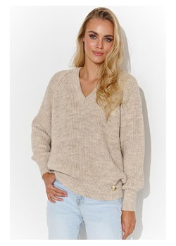Makadamia Sweter w kolorze beżowym ze sklepu Limango Polska w kategorii Swetry damskie - zdjęcie 166622719