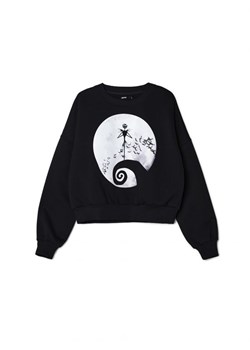 Cropp - Czarna bluza Miasteczko Halloween - czarny ze sklepu Cropp w kategorii Bluzy damskie - zdjęcie 166624348