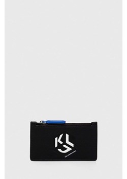 Karl Lagerfeld Jeans portfel kolor czarny ze sklepu ANSWEAR.com w kategorii Portfele damskie - zdjęcie 166625225
