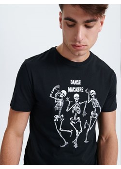 Sinsay - Koszulka z nadrukiem - czarny ze sklepu Sinsay w kategorii T-shirty męskie - zdjęcie 166628667