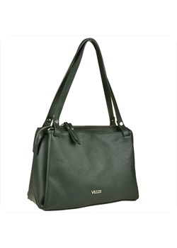 Vezze włoska torba skórzana  shopper bag zielona ze sklepu melon.pl w kategorii Torby Shopper bag - zdjęcie 166637565