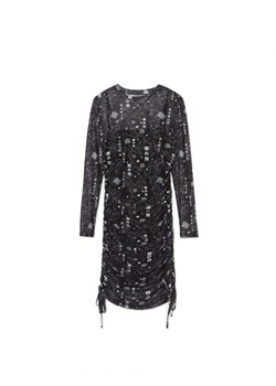 Cropp - Sukienka z nadrukiem al over - wielobarwny ze sklepu Cropp w kategorii Sukienki - zdjęcie 166639385