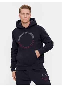 Tommy Hilfiger Bluza MW0MW32655 Granatowy Regular Fit ze sklepu MODIVO w kategorii Bluzy męskie - zdjęcie 166640519
