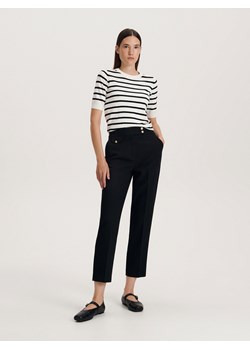 Reserved - Spodnie z kantem - czarny ze sklepu Reserved w kategorii Spodnie damskie - zdjęcie 166641297