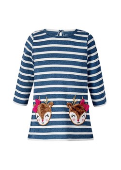 happy girls by Eisend Sukienka w kolorze niebiesko-białym ze sklepu Limango Polska w kategorii Sukienki dziewczęce - zdjęcie 166642876