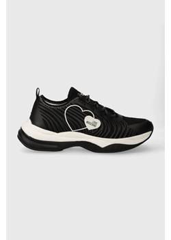 Love Moschino sneakersy kolor czarny JA15315G1IIZX00C ze sklepu ANSWEAR.com w kategorii Buty sportowe damskie - zdjęcie 166643938