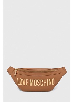 Love Moschino nerka kolor brązowy ze sklepu ANSWEAR.com w kategorii Nerki - zdjęcie 166644236