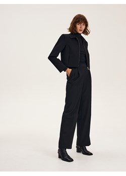 Reserved - Spodnie z kantem - czarny ze sklepu Reserved w kategorii Spodnie damskie - zdjęcie 166645157