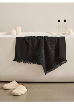Sinsay - Ręcznik bawełniany - czarny ze sklepu Sinsay w kategorii Ręczniki - zdjęcie 166645677