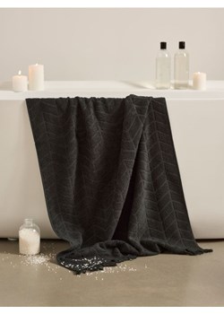Sinsay - Ręcznik bawełniany - czarny ze sklepu Sinsay w kategorii Ręczniki - zdjęcie 166645678