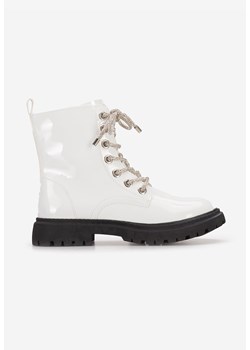 Białe botki dziewczęce Pixey ze sklepu Zapatos w kategorii Buty zimowe dziecięce - zdjęcie 166645839