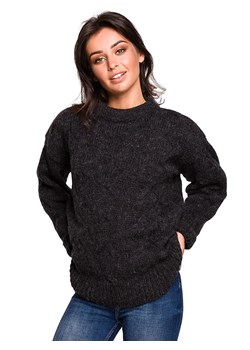 Be Wear Sweter w kolorze grafitowym ze sklepu Limango Polska w kategorii Swetry damskie - zdjęcie 166648159