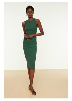 trendyol Sukienka w kolorze zielonym ze sklepu Limango Polska w kategorii Sukienki - zdjęcie 166648456