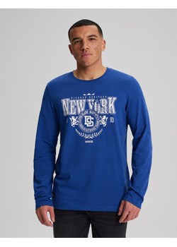 Bluzka HERRY LG WIPE Niebieski Melanż M ze sklepu Diverse w kategorii T-shirty męskie - zdjęcie 166653185