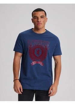 Koszulka HERRY SIRO Granat Melanż S ze sklepu Diverse w kategorii T-shirty męskie - zdjęcie 166653327