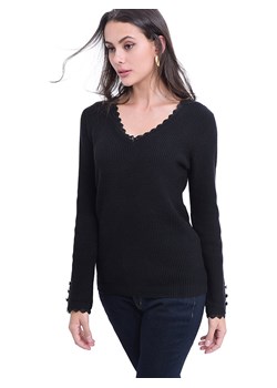 William de Faye Sweter w kolorze czarnym ze sklepu Limango Polska w kategorii Swetry damskie - zdjęcie 166653928