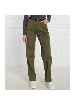 CALVIN KLEIN JEANS Spodnie | Straight fit | stretch ze sklepu Gomez Fashion Store w kategorii Spodnie damskie - zdjęcie 166654708