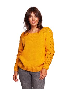 Be Wear Sweter w kolorze musztardowym ze sklepu Limango Polska w kategorii Swetry damskie - zdjęcie 166655158
