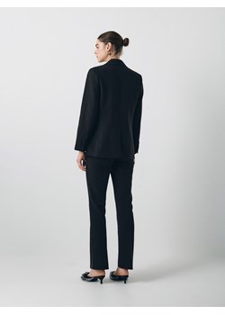 Reserved - Spodnie z ozdobnymi wstawkami - czarny ze sklepu Reserved w kategorii Spodnie damskie - zdjęcie 166661676