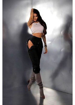 Spodnie DREMDOLSA BLACK ze sklepu Ivet Shop w kategorii Spodnie damskie - zdjęcie 166662068