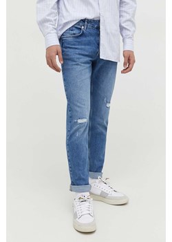 Karl Lagerfeld Jeans jeansy męskie kolor niebieski ze sklepu ANSWEAR.com w kategorii Jeansy męskie - zdjęcie 166664659